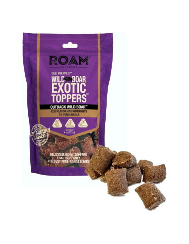 Golosinas para Perros ROAM Jabalí 113g - Proteína Única No OGM