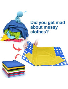 Tabla de Doblado de Camisetas BoxLegend 70x57 cm Azul 2