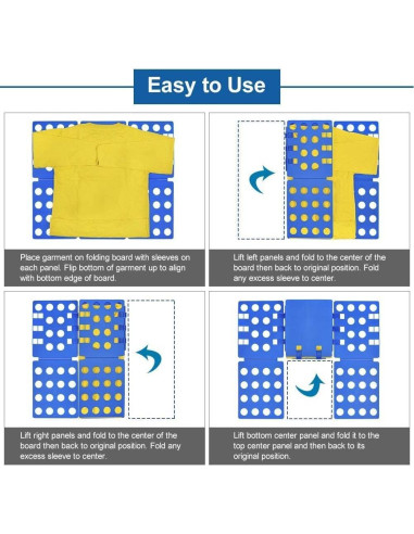 Tabla de Doblado de Camisetas BoxLegend 70x57 cm Azul