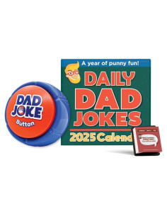 Conjunto de Regalo Eso es Papá 2025: Calendario y Botón de Chistes