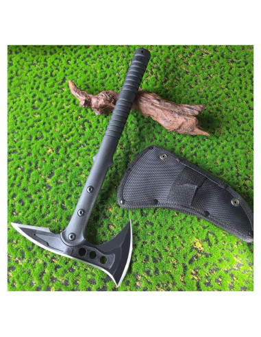 Hacha de Camping Doom Blade 38.1 cm, Tomahawk Táctico con Funda