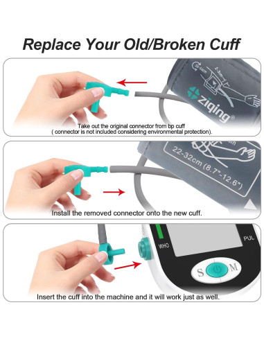 Manga de Presión Arterial Extra Grande ZIQING 22-52cm