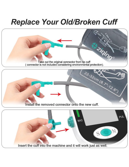 Manga de Presión Arterial Extra Grande ZIQING 22-52cm