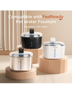 Bomba de Agua Silenciosa FEELNEEDY para Fuente de Gatos 4L 2