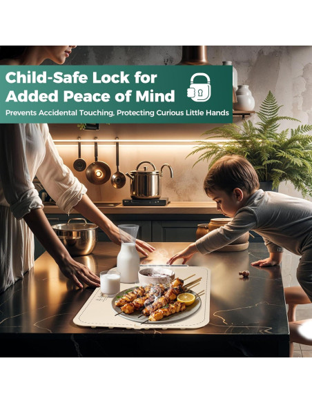 Alfombrilla Calentadora DiDaDy 60x38 cm 3 Niveles Eléctrica Alfombrilla Calentadora DiDaDy 60x38 cm 3 Niveles Eléctrica