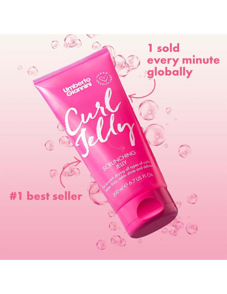 Kit Curl Jelly Umberto Giannini - Gel, Champú y Acondicionador Kit Curl Jelly Umberto Giannini - Gel, Champú y Acondicionador
