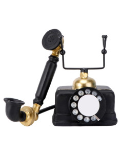 Adorno de Teléfono Vintage NUOBESTY 18.9x10 cm Decoración Retro