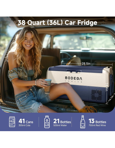 Refrigerador de Coche BODEGA T36T-RB 38L Control APP -20C
