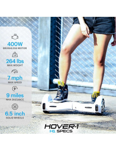 Hover-1 H1 Scooter Eléctrico Auto Equilibrio 10.4 kg Azul 2