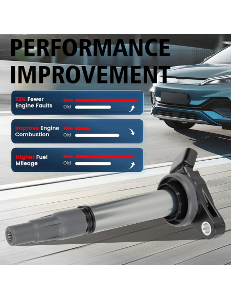 Juego de 4 Bobinas de Encendido BULIAZY UF596 para Toyota