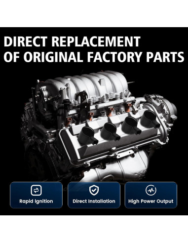 Juego de 4 Bobinas de Encendido BULIAZY UF596 para Toyota