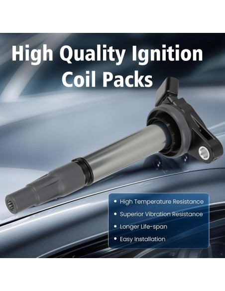 Juego de 4 Bobinas de Encendido BULIAZY UF596 para Toyota
