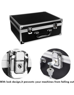 Caja de Maquillaje para Tatuajes Yuelong Negra 32x24x13 cm 2