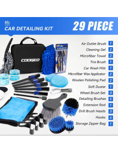 Kit de Detalle de Coche COOGEO 28 Piezas con Accesorios 2