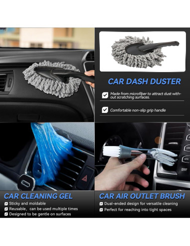 Kit de Detalle de Coche COOGEO 28 Piezas con Accesorios