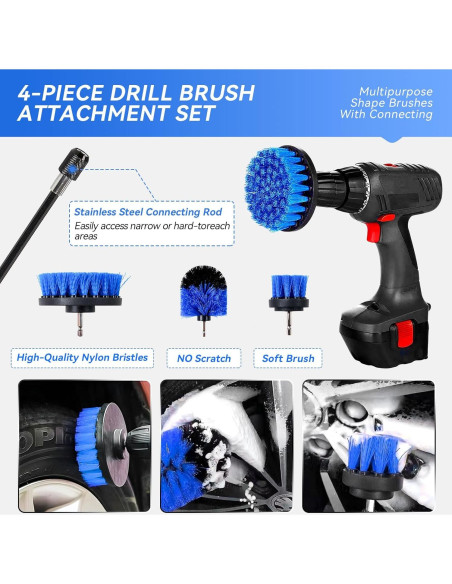 Kit de Detalle de Coche COOGEO 28 Piezas con Accesorios