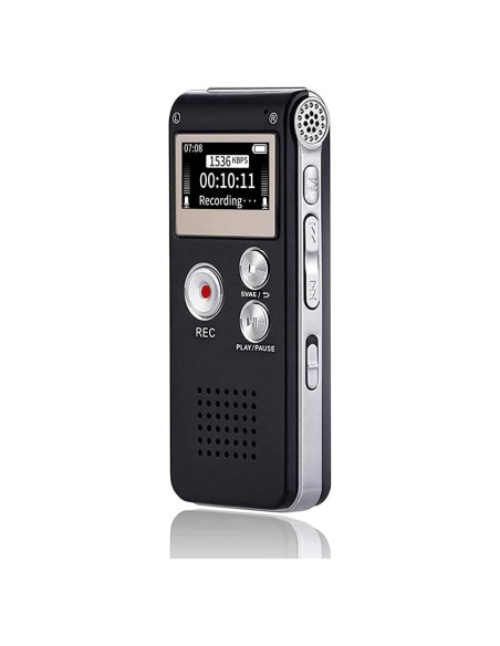 Grabadora de Voz Digital Sunlan 16GB con Reproducción USB