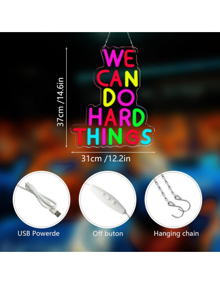 Luz de Neón Dimmable WittyRhE 37.1x31 cm Inspiradora Luz de Neón Dimmable WittyRhE 37.1x31 cm Inspiradora