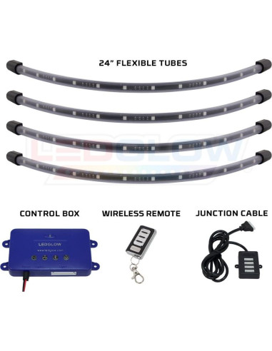 Kit de Iluminación LEDGlow Neón Multicolor para Carritos de Golf