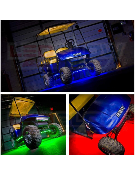 Kit de Iluminación LEDGlow Neón Multicolor para Carritos de Golf