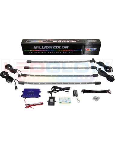 Kit de Iluminación LEDGlow Neón Multicolor para Carritos de Golf