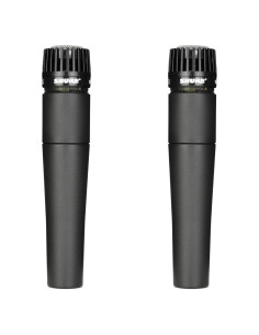 Micrófono Dinámico Shure SM57 Pro XLR - Paquete de 2