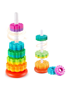 Juguete de Apilamiento Giratorio Eivaai para Bebés 6-36 Meses