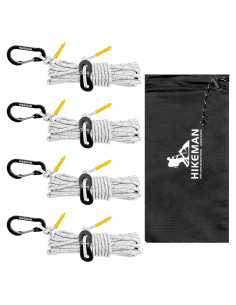Cuerda Reflectante HIKEMAN 4M Nylon 3mm para Camping