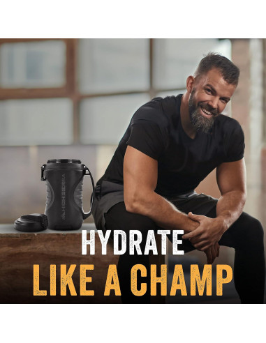 Botella de Agua Aislada High Sierra 1.89L Doble Pared Flip-Top