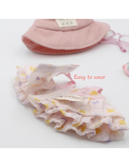 Conjunto de Ropa para Muñeca Pawro - 5 Piezas Rosa 10-17cm Conjunto de Ropa para Muñeca Pawro - 5 Piezas Rosa 10-17cm