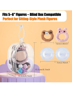 Estuche Protector Babeezy 2 Pcs para Figuras 5-6" (12.7-15.2 cm) 2