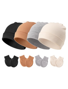 Conjunto Gorro y Manoplas BQUBO Bebé 0-6 Meses Unisex