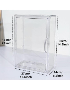 Caja de Exhibición Acrílica Fommt para 6-7 Muñecas Labubu 2