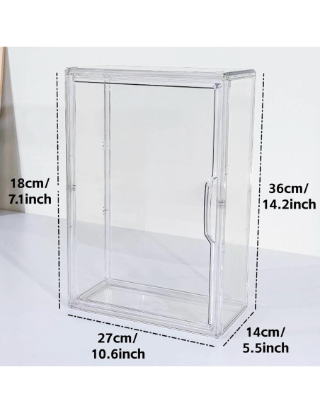 Caja de Exhibición Acrílica Fommt para 6-7 Muñecas Labubu