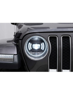 Faros LED Diode Dynamics Elite para Jeep JL Wrangler 2018-2025 2