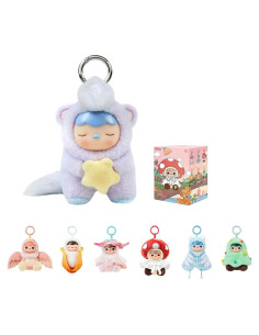 Figuras de Pendiente Pop Mart Pucky Fiesta en el Bosque 11cm