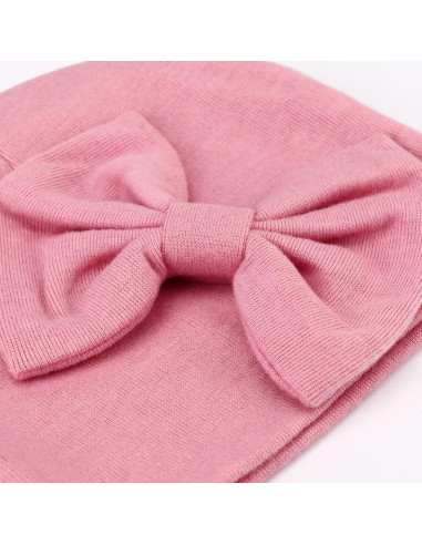 Gorras para Bebés BQUBO con Lazo Algodón 0-6 Meses Pack 5