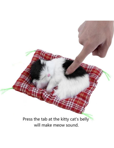 Juguete de Peluche Gato Simulación Toonol con Sonido 13x10 cm