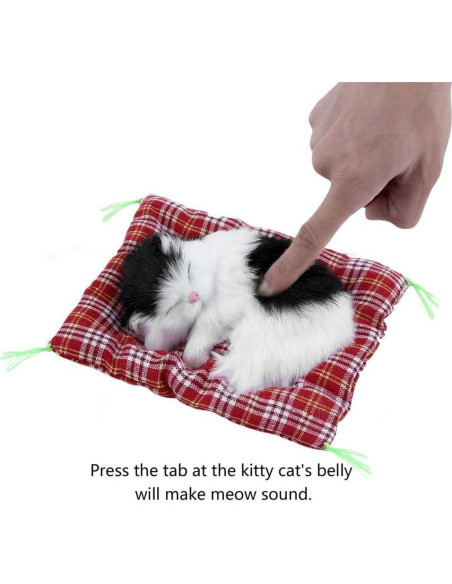 Juguete de Peluche Gato Simulación Toonol con Sonido 13x10 cm