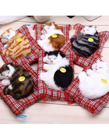 Juguete de Peluche Gato Simulación Toonol con Sonido 13x10 cm