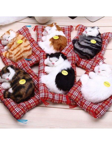 Juguete de Peluche Gato Simulación Toonol con Sonido 13x10 cm