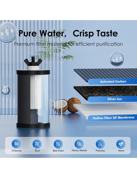 Purificador de Agua Purewell PW-8775 1.5Gal Acero Inoxidable 3 Etapas