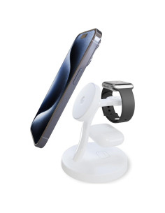 Cargador Inalámbrico 3 en 1 Matripop para iPhone 15/14/13/12