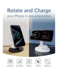 Cargador Inalámbrico 3 en 1 Matripop para iPhone 15/14/13/12 2