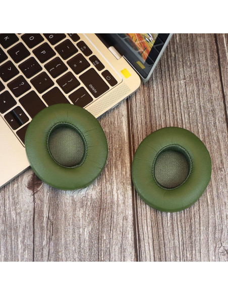 Almohadillas de Reemplazo para Auriculares Beats Solo 2 y 3 - Verde