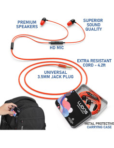 Auriculares In-Ear LUDOS Clamor con Micrófono y Aislamiento de Ruido 2