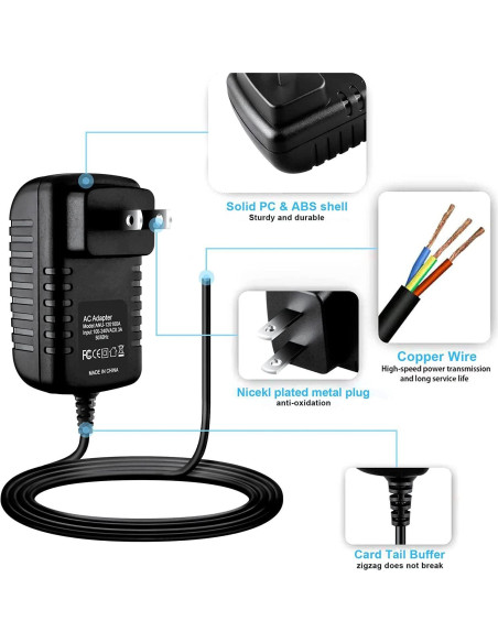 Adaptador de corriente 12V CA Panasonic RP-WF930 - Alta eficiencia