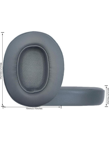 Almohadillas de Reemplazo Skullcandy para Auriculares - Color Titanio