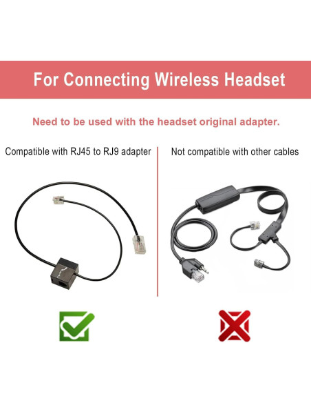 Adaptador USB a RJ9 Weatwo para Auriculares Plantronics Jabra Adaptador USB a RJ9 Weatwo para Auriculares Plantronics Jabra