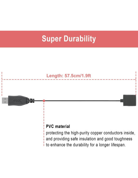 Adaptador USB a RJ9 Weatwo para Auriculares Plantronics Jabra Adaptador USB a RJ9 Weatwo para Auriculares Plantronics Jabra